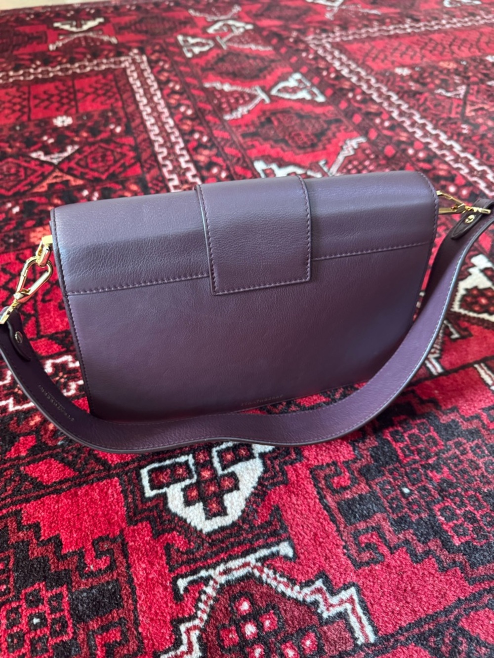 Strathberry Crescent Leather Shoulder Bag - Picture 7 of 10